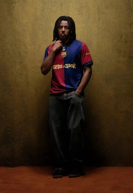 Limited Edition FC Barcelona x Travis Scott Jersey – 24/25 Men’s Kit Player Version