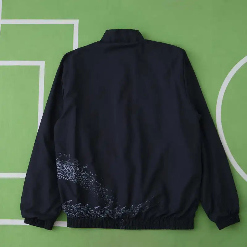 2014/15 Real Madrid CF Cortavientos Reversible – Negro & Blanco
