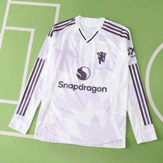 Manchester United FC 25/26 – Camiseta Segunda Equipación Manga Larga Player Version