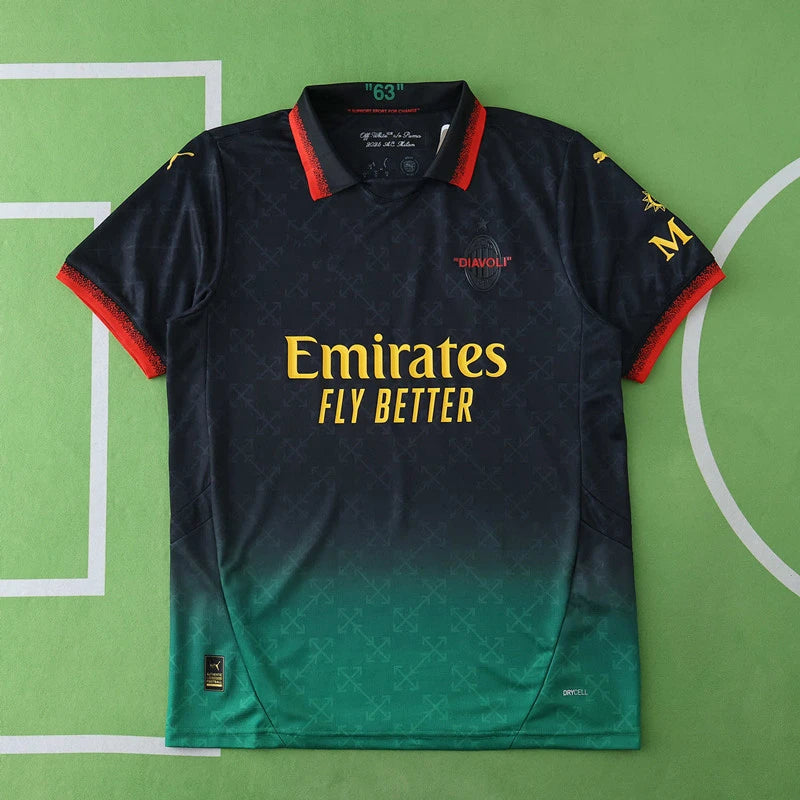 24/25 Season A.C. Milan x OFF-WHITE – Fan Version
