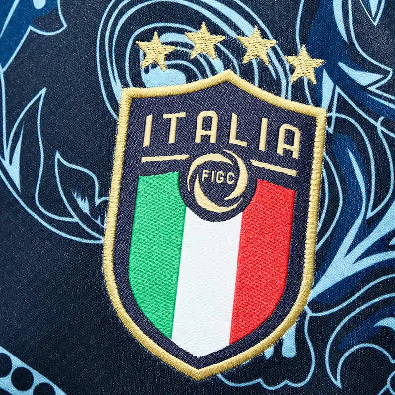 Italia – Jersey Azul Edición Especial (Versión Fan) x Versace