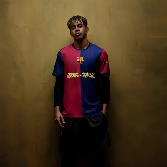 Limited Edition FC Barcelona x Travis Scott Jersey – 24/25 Men’s Kit Player Version