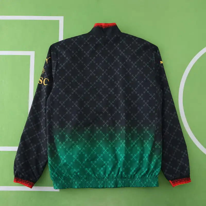 24/25 A.C. Milan Reversible Windbreaker – Wear on Both Sides