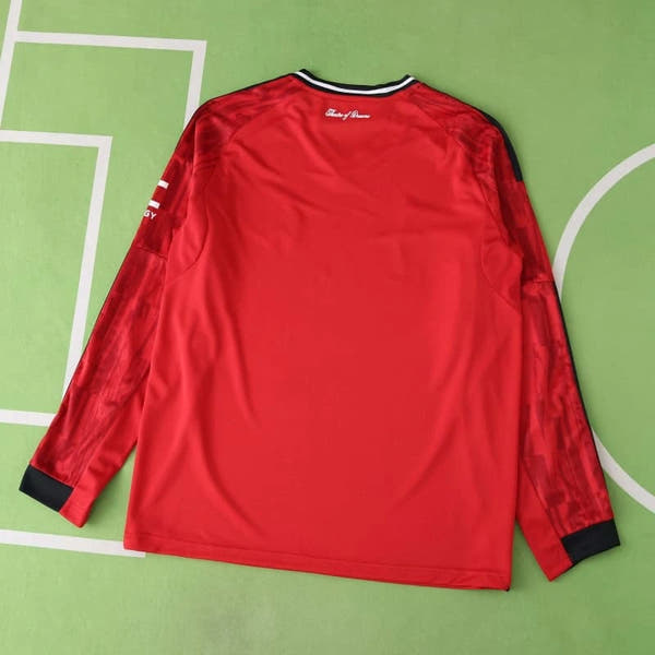 Manchester United FC 25/26 – Camiseta Home Manga Larga Fan Version