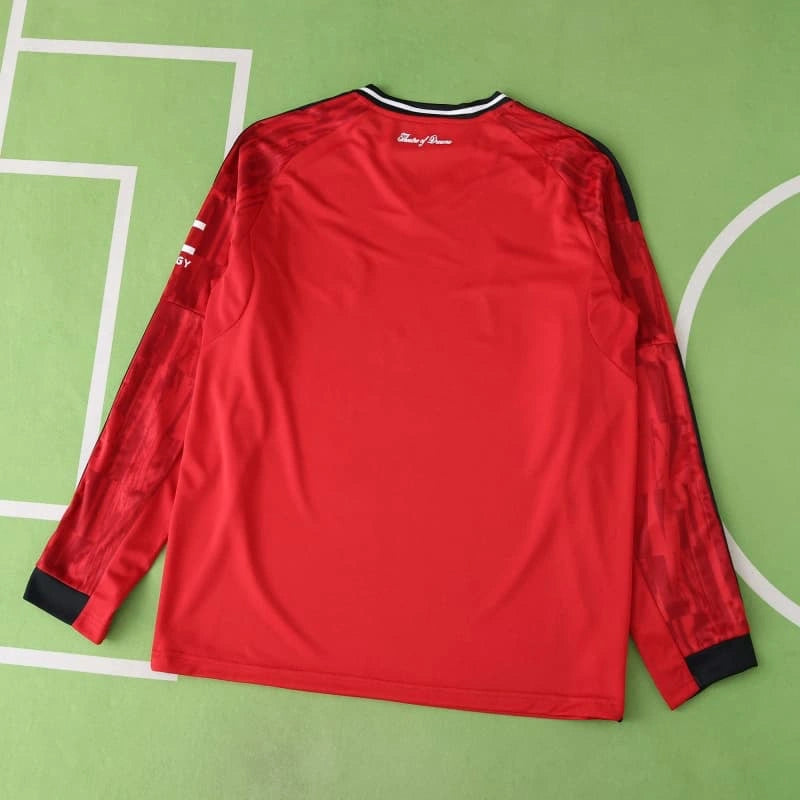 Manchester United FC 25/26 – Camiseta Home Manga Larga Fan Version