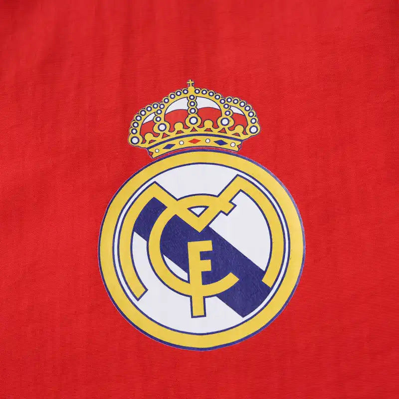 2025 Real Madrid CF Cortavientos Reversible – Rojo y Blanco
