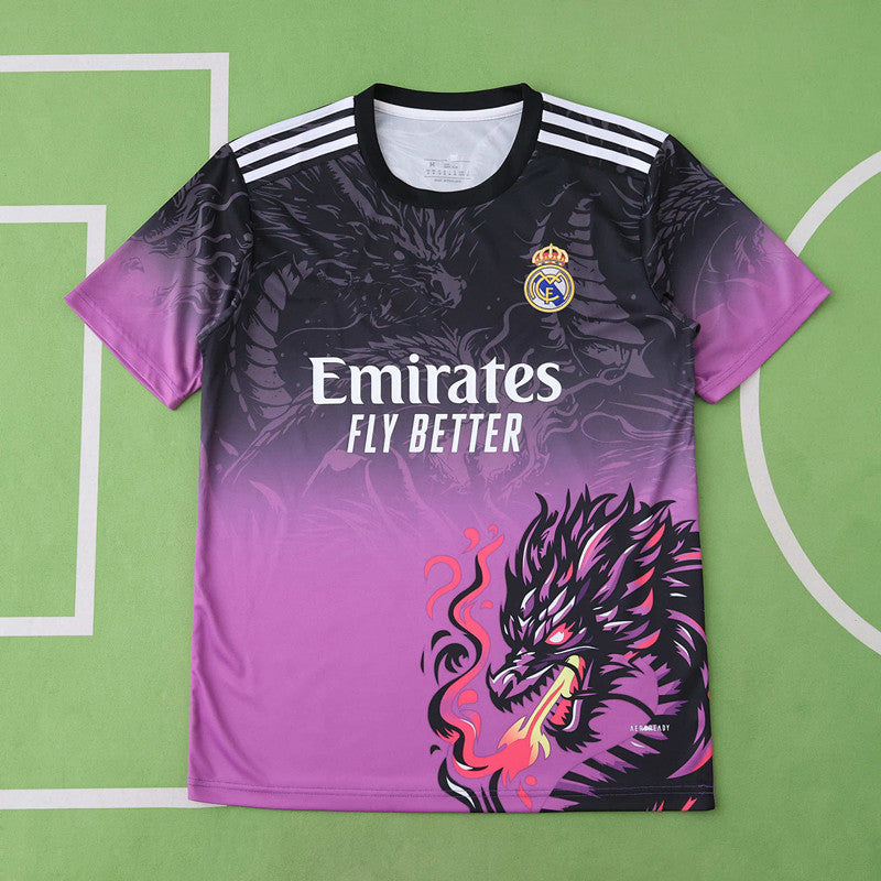 Real Madrid CF Dragón Negro & Morado – Jersey Edición Especial Frenzy