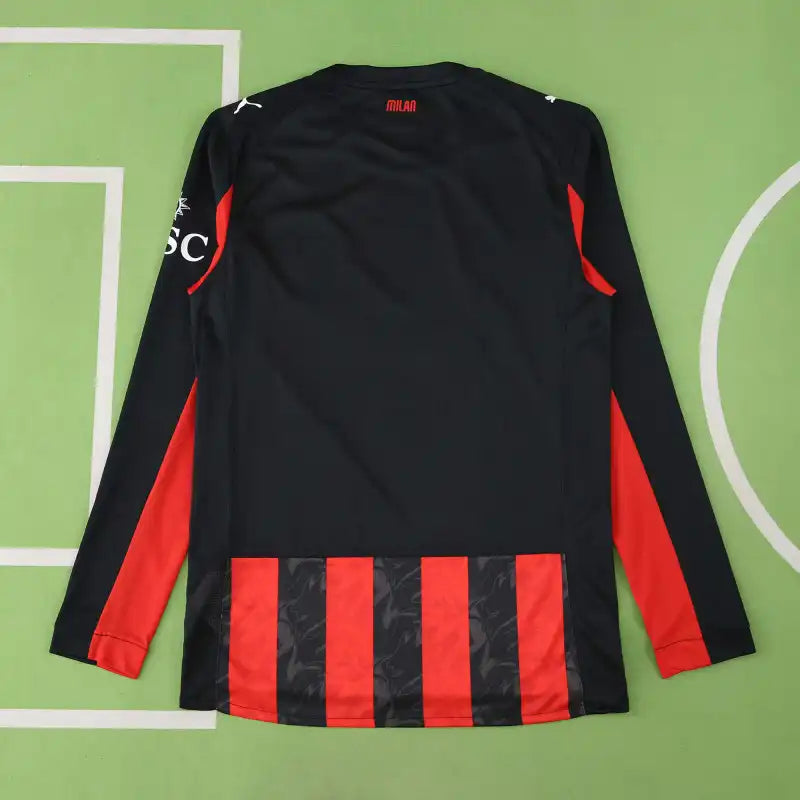25/26 Season A.C. Milan Home Long Sleeved – Player Version